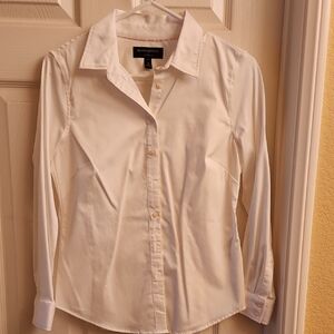 Banana Republic Crisp White Collared Shirt